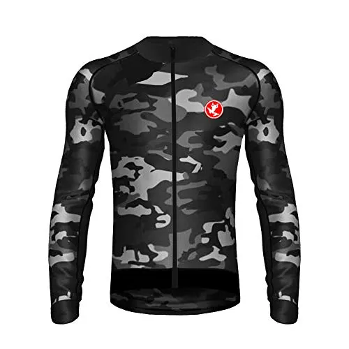 UGLY FROG INS03 Termico Invernale Uomini Insieme Sport all'Aria Aperta Usura Manica Lunga Magliette Ciclismo Maglia Bicicletta Sportivo Abbigliamento Bici Triathlon Wear