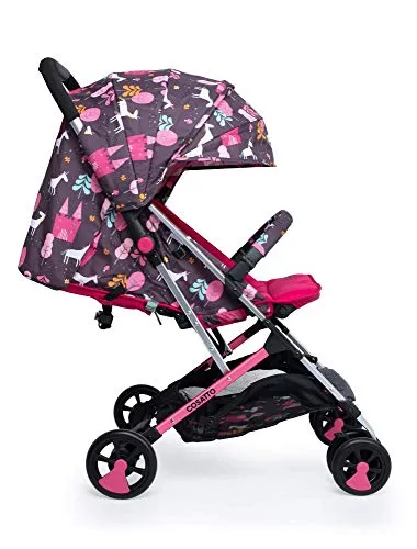 Cosatto Woosh 2 Pushchair – Ultra Lightweight Stroller From Birth to 25kg | One Hand Easy Fold, Compact (Unicorn Land)