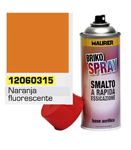 Maurer 12060315 Spray Maurer Arancione fluorescente 400 ml