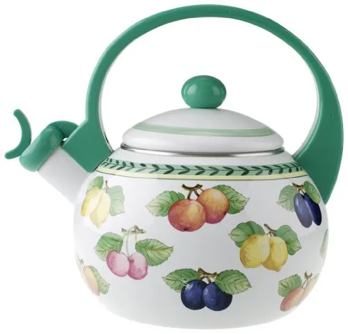 Villeroy & Boch French Garden Kitchen Bollitore, 2 l, Metallo, Multicolore/Verde