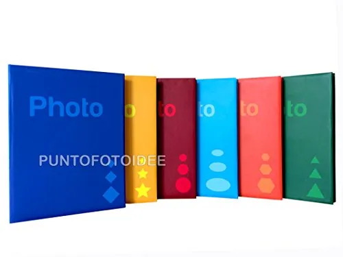 Album Fotografico Basic a Tasche 11x16 per 300 Foto Formato 11x16/10x15/10x13 - Vari Colori Disponibili