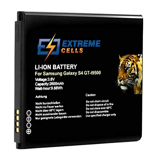 Extremecells - Batteria per Samsung Galaxy S4 GT-i9500 GT-9505 S4 Active GT-i9295