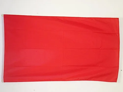AZ FLAG Bandiera Monocolore Rosso 150x90cm - Bandiera Rossa 90 x 150 cm