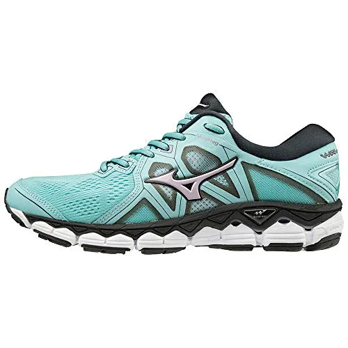 Mizuno Wave Sky 2, Scarpe Running Donna, Blu (AngelBlue/LavenderFrost/Black 69), 40.5 EU