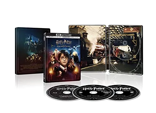 Harry Potter e La Pietra Filosofale - 20th Ann Steelbook (4KUltra HD + Blu-Ray)