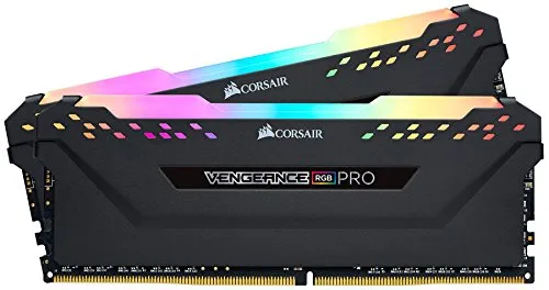 Corsair VENGEANCE RGB PRO 16GB (2x8GB) DDR4 3600 (PC4-28800) C16 Memoria desktop – Nero