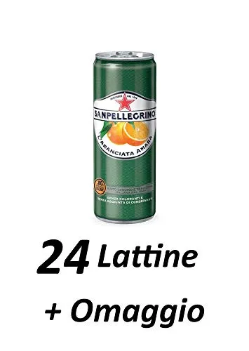 SANPELLEGRINO Bibite Gassate L'ARANCIATA AMARA 33cl (Promozione Sales & Service) Pack C