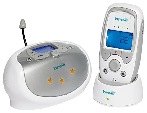 Brevi 382 Eco Dect Baby Monitor Baby Monitor, Argento