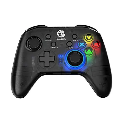 GameSir T4 Pro, Controller Wireless per Switch/PC/iOS/Android, Gamepad per Cellulare Bluetooth Dual Shock, per Apple Arcade MFi Games