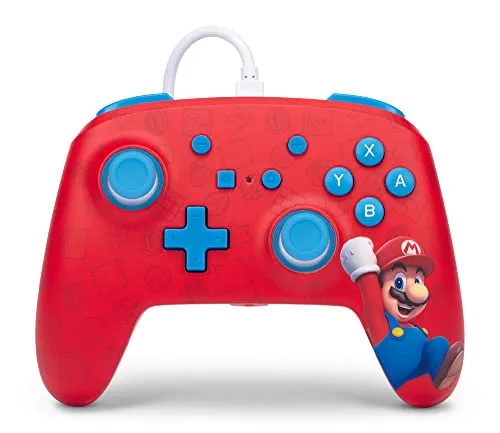 PowerA Controller cablato avanzato per Nintendo - Woo-hoo! Mario