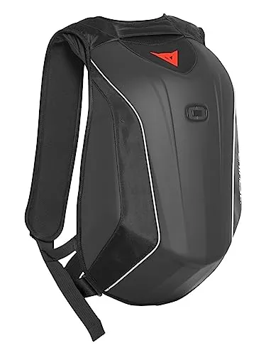 DAINESE D-Mach Compact Backpack, Zaino Moto Rigido, Stealth-Black, N