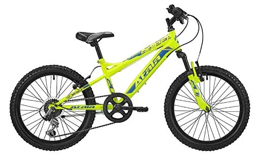 Atala Bicicletta da Bambino Sniper 2017 Giallo Fluo - Blu Opaco, 1V, 20"