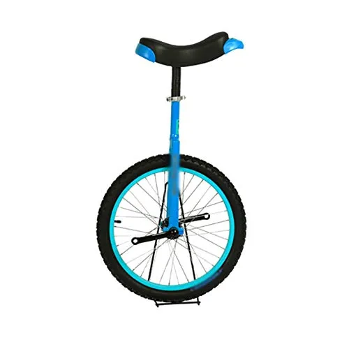 Dbtxwd Telaio Ruota Bici Monociclo con Sedile Sella a sgancio Confortevole e Pneumatico Antiscivolo da 14"a 24" Bici da Ciclismo,Blu,16 inch