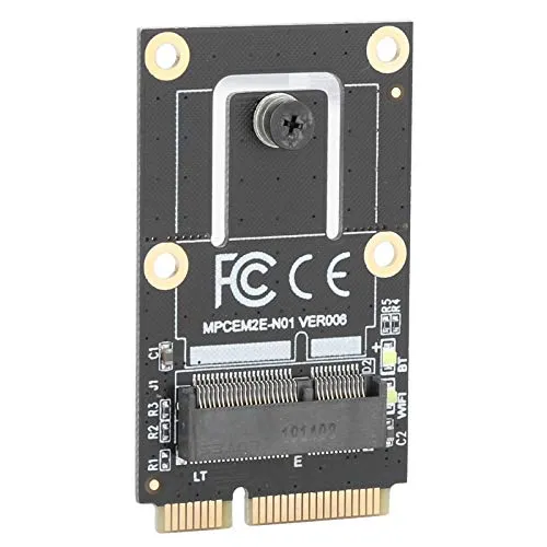 Cuifati Mini PCI-E Adapter M.2 NGFF a Mini PCI-E Adapter Card Wireless WLAN Card per M.2 WiFi Bluetooth per Intel AX200 9260 8265 8260
