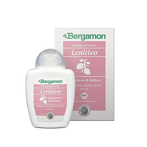 Bergamon - Idratazione & Sollievo, Detergente Intimo, Ph 5.5, 200 Ml, Lenitivo, Bergamotto