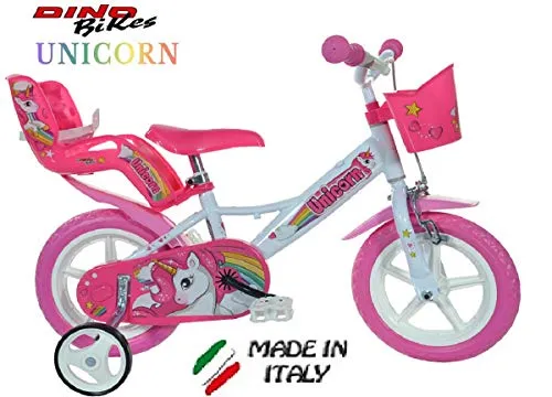 Cicli Puzone Bici 12 Unicorn Dino Bikes Art. 124 RL-Un