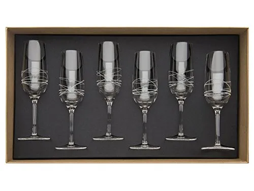 Guy Degrenne 206394 - Set 6 Flute da Champagne da 20 cl