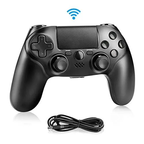 Controller Wireless PS4, Achort Bluetooth Controller Gamepad Joystick per Playstation 4 Controller di Gioco Senza Fili con Joypad del Dualshock per PS4 Slim/PRO And PS3/PC(Windows 7/8/10)