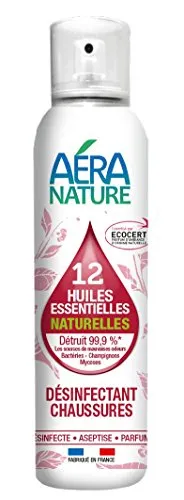 AERA NATURE: Scarpe disinfettanti con 12 oli essenziali naturali - battericida, fungicida