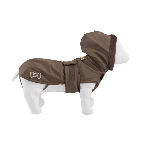 Cappottino Oslo Per Cani Ferribiella - Marrone, 24 cm