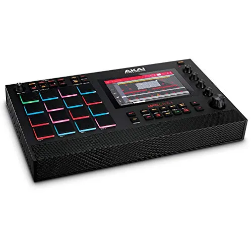 Akai Professional MPC Live II – Campionatore e Drum machine elettronica a batteria con casse integrate, pad beat MPC, generatori synth e display touch