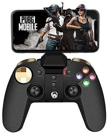 Controller per Android Wireless,PowerLead Gamepad Joystick multimediale Sei pulsanti supportano la funzione TURBO, Compatibile con PC Android iOS (Non Supporta iOS13.4)