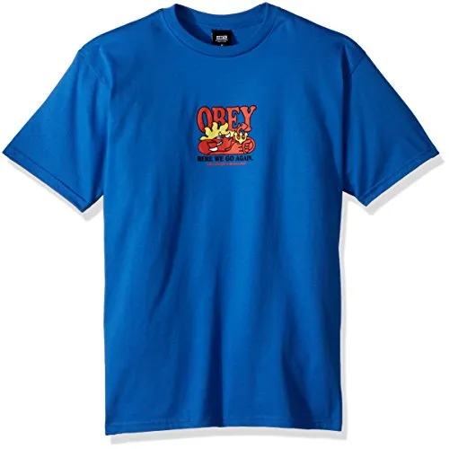 OBEY We Go Again T-Shirt Uomo Blu 221180181 Blu S