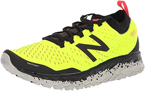 New Balance Men's Hierro V3 Fresh Foam Trail Running Shoe, Yellow/Black, 15 D US