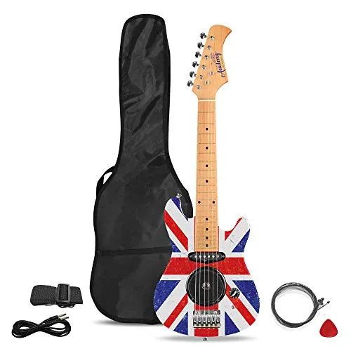 Academy of Music Chitarra elettrica per Bambini, Set per Principianti con Amplificatore Integrato e Accessori, Vari Design