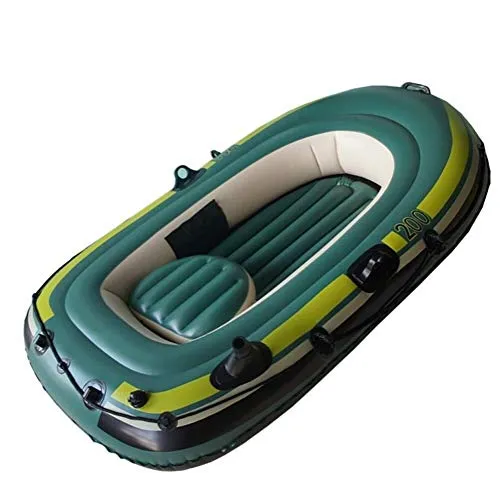 Kayak Pieghevole - Kayak Gonfiabile per 2 Persone con Barca Gonfiabile E Due Remi in Alluminio - Pesca Sportiva E da Pesca Sit on Top Kayak da Pesca Leggero