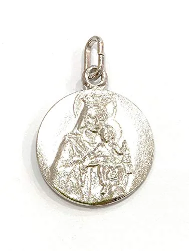 Medaglietta scapolare in argento Sterling