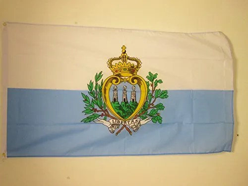 AZ FLAG Bandiera San Marino 90x60cm - Bandiera SAMMARINESE 60 x 90 cm