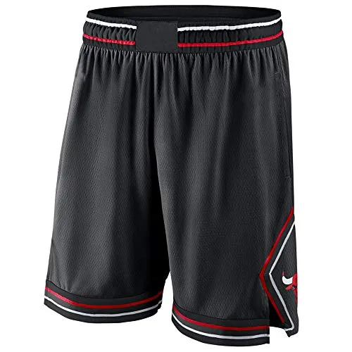 GFENG Unisex Pantaloncini Shorts da Basket Chicago Bulls Urbani Versione Ricamo Concorrenza Basket Pantaloncini di Formazione