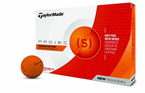 TaylorMade TM18 Project (S) Matt Orangedz Noodle Neon Arancione Opaco Pallina da Golf (dozzina)
