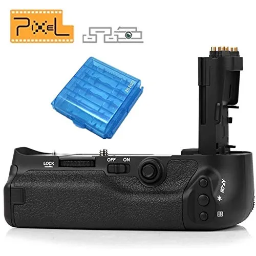 Pixel E11 Impugnature Batteria Grip per Canon eos 5D Mark III 5DS 5DSR Compatibile con batteria LP-E6/AA (Sostituzione per Canon BG-E11)