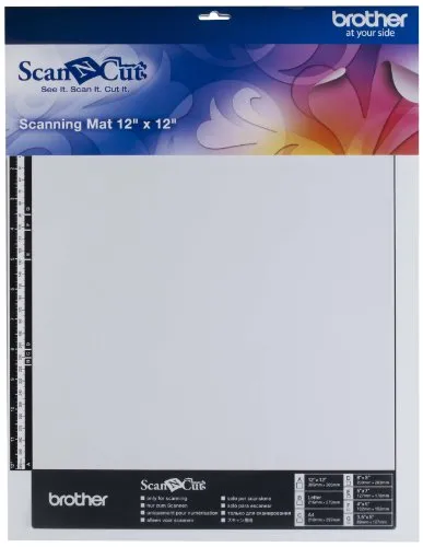 Brother Scan-N-Cut CAMATS12 - Tappetino per scansione, colore: bianco