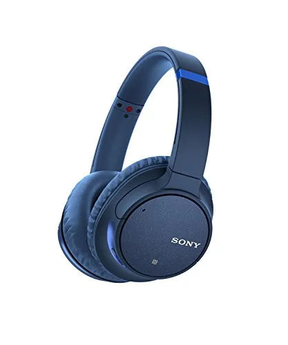 Sony WH-CH700 - Cuffie wireless over-ear con Noise Cancelling, Alexa Built-in, Compatibili con Google Assistant e Siri, Batteria fino a 35 ore, Bluetooth, NFC, Blu