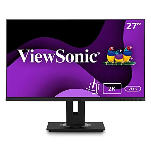 Viewsonic VG Series VG2755-2K monitor piatto per PC 68,6 cm (27") Compatibilità 3D Wide Quad HD LED Nero