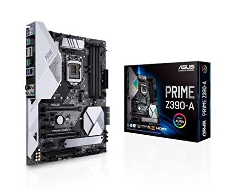 ASUS Prime Z390-A Scheda madre Intel LGA 1151 ATX con overclock AI, DDR4 4266 MHz, Dual M.2, HDMI, predisposizione per memoria Intel Optane, SATA 6Gb / s, USB 3.1 Gen 2 Type-C