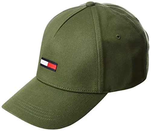 Tommy Hilfiger Tjm Flag Cap Berretto da baseball, Verde (Green Lc6), Taglia unica Uomo