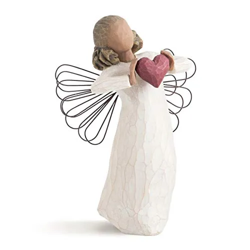 Willow Tree Figurina con Amore, Resina, Design di Susan Lordi, 13.5 cm