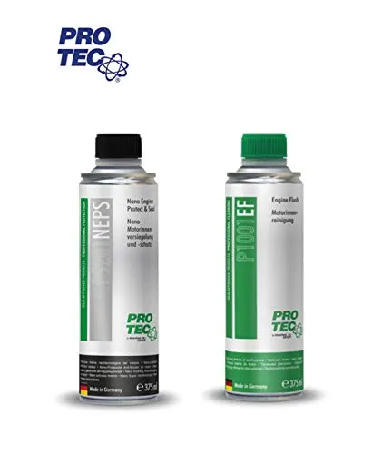 PRO Tec Nano Engine Protect & Seal 375 ml. + PRO Tec Engine Flush 375 ml. + n. 1 IGIENIZZANTE PULITORE Spray ML. 150 Omaggio