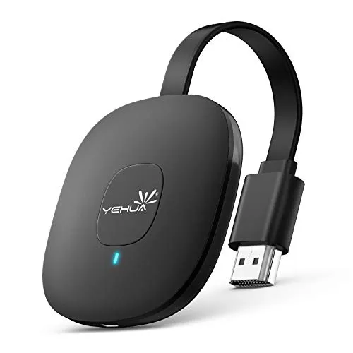 YEHUA Wireless Display Dongle 4K Wireless HDMI Adpater Supporto Display WiFi Supporto Miracast Airplay DLNA per Android / Smartphone / PC / TV / Monitor / Proiettore
