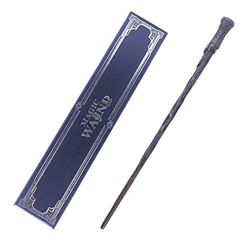 LinkLvoe Bacchetta di Harry Potter con Nucleo in Metallo Magic Stick Cosplay per Lord Voldemort/Harry Potter/Ron Weasley/Hermione Granger Scatola di Bacchette Magiche