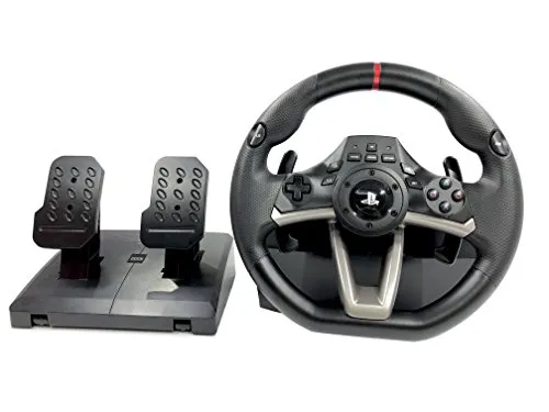 Volante e pedali PS4 originale con licenza Playstation 4 RWA Apex incl. Multi Vibration TouchSense® (PS4,PS3,PC)
