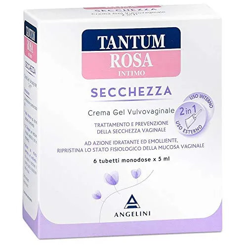 Angelini Tantum Rosa.Intimo Secchezza Crema Gel - (6 tubetti monodose x 5 ml)