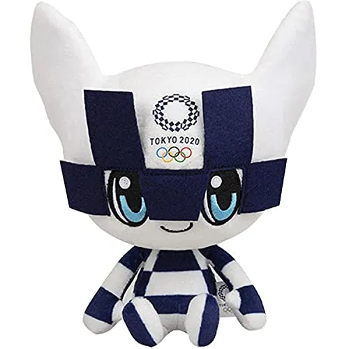 Tokyo Olympic Japan Peluche, 2020 Tokyo Olympic Japan Giochi olimpici Cartoon Peluche Souvenir Bambole mascotte Bambola di pezza Giocattolo da collezione (25 cm)