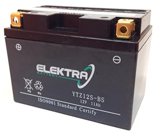 MIM Distribution Batteria Elektra YTZ12S-BS per Honda NSS Forza X (MF08) 250 2005 12V 11 Ah con Acido
