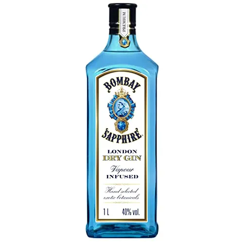 Bombay Sapphire Premium London Dry Gin, 1 L