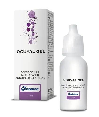 OCUYAL GEL Gocce Gel oculari a base di Acido ialuronico ad alta viscosità, 10 ml